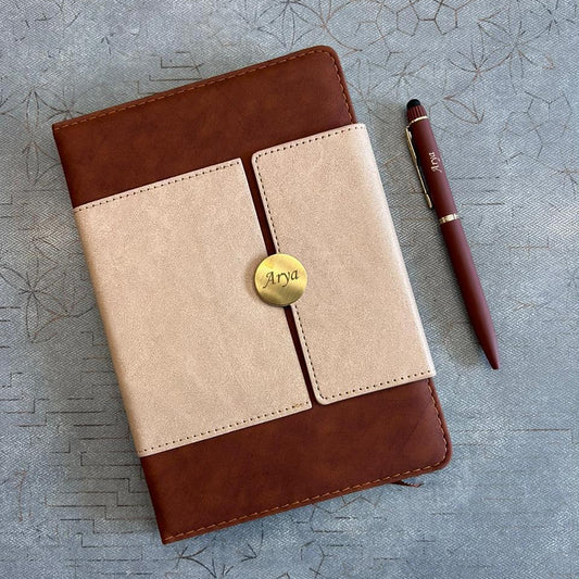 Personalized Fushion Diary & Jupiter Pen Set