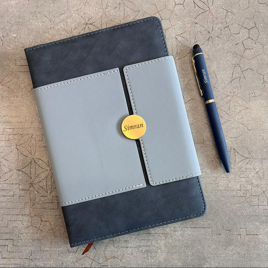 Personalized Fushion Diary & Jupiter Pen Set