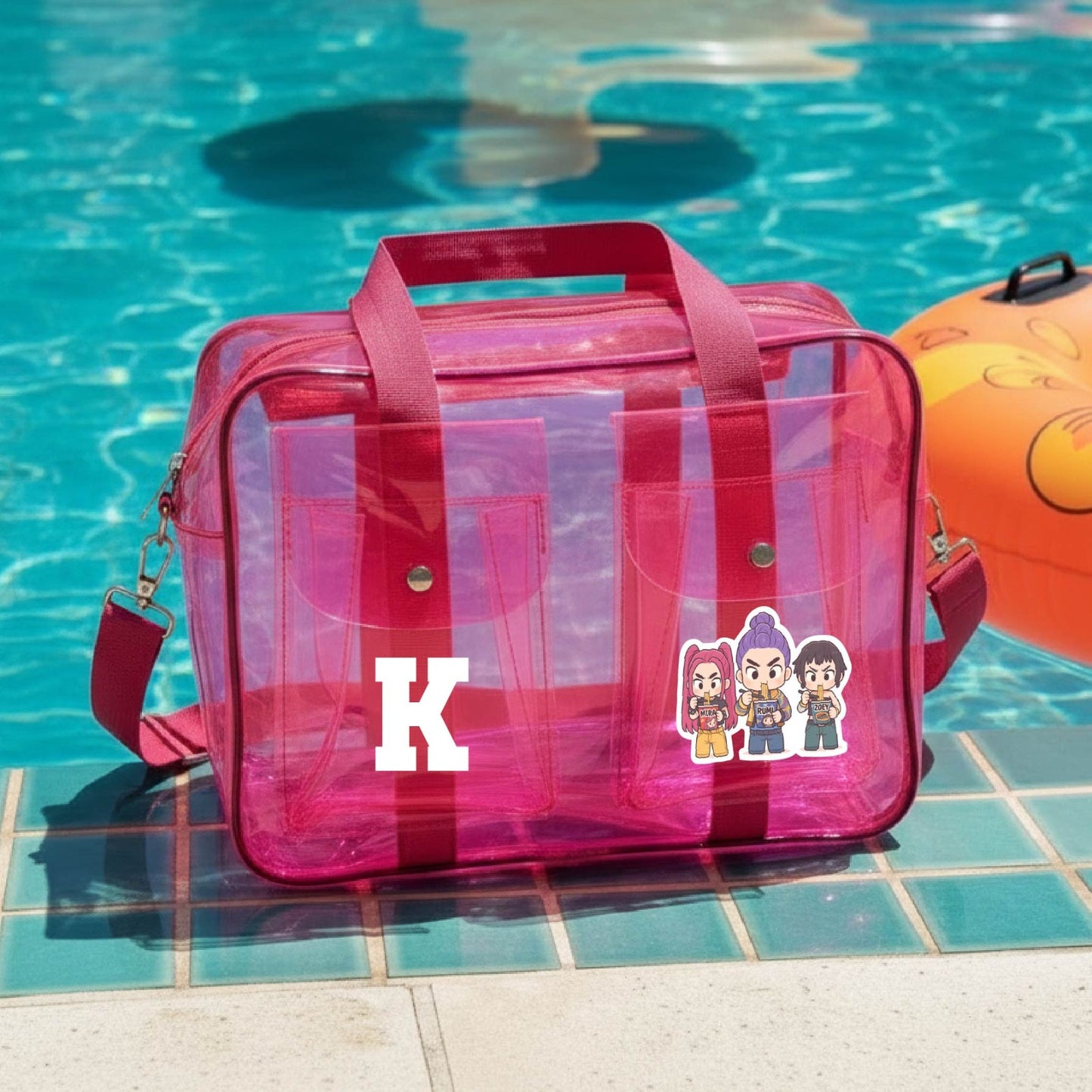 Personalised Jelly Duffle Bag