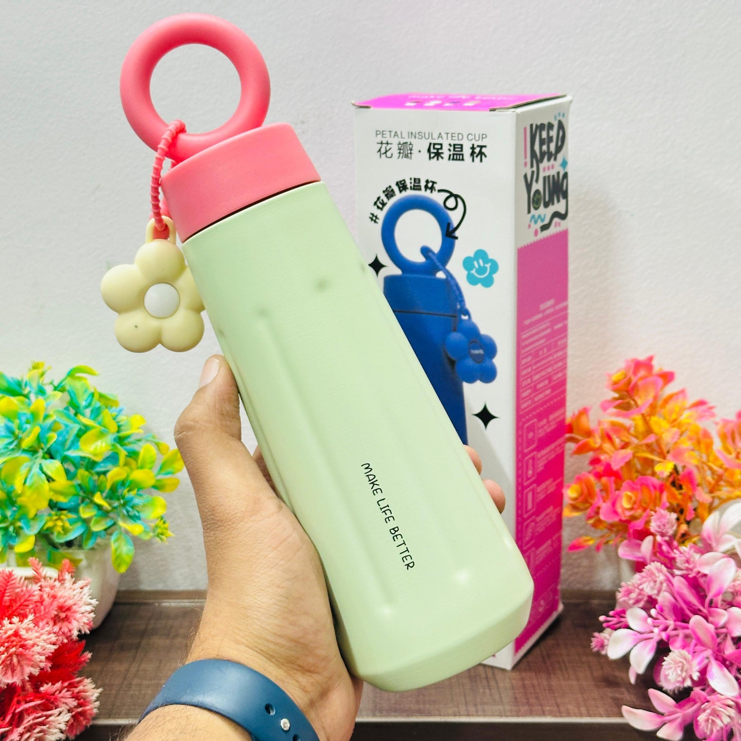 Premium Insulated Stainless Steel Handy Bottle