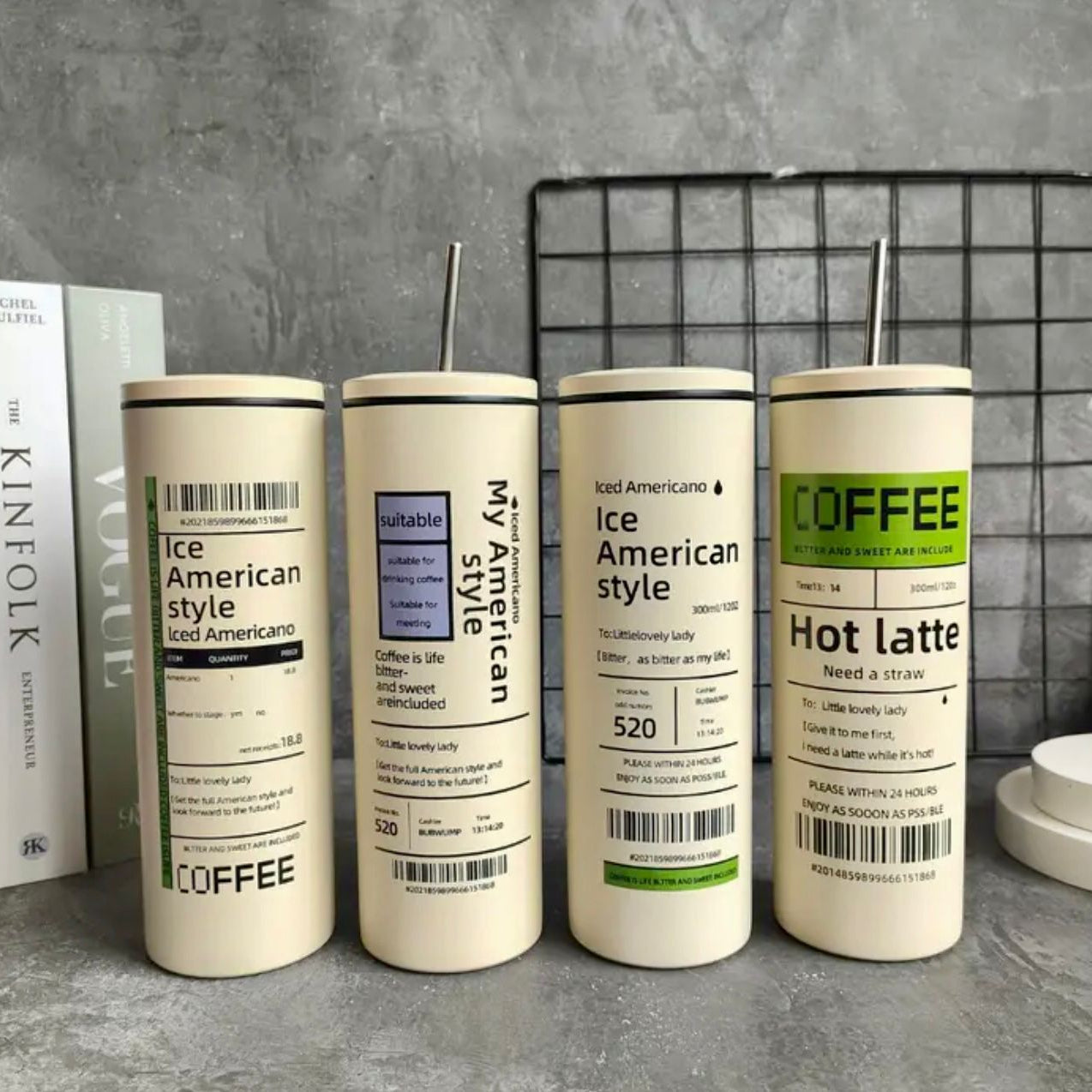 500ml Insulated Steel Iced Americano Tumbler
