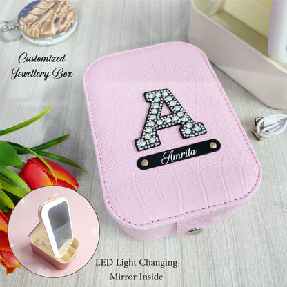 Personalized LED Mirror Makeup Box
