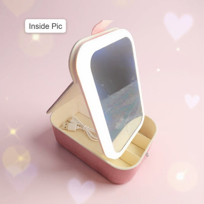 Personalized LED Mirror Makeup Box
