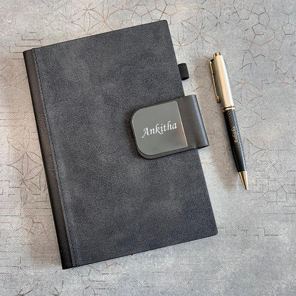 Personalized Premium Markon Diary & Pen Set