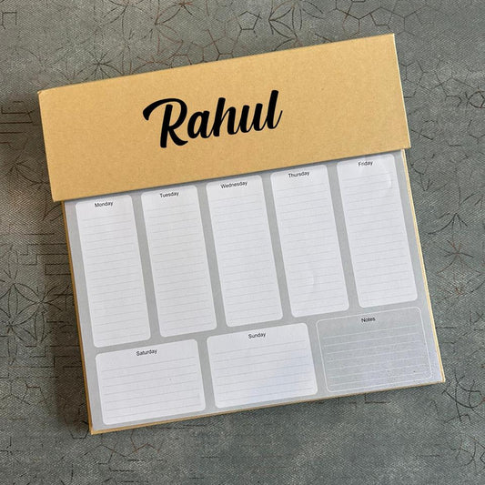 Personalized Premium Weekly Organisers