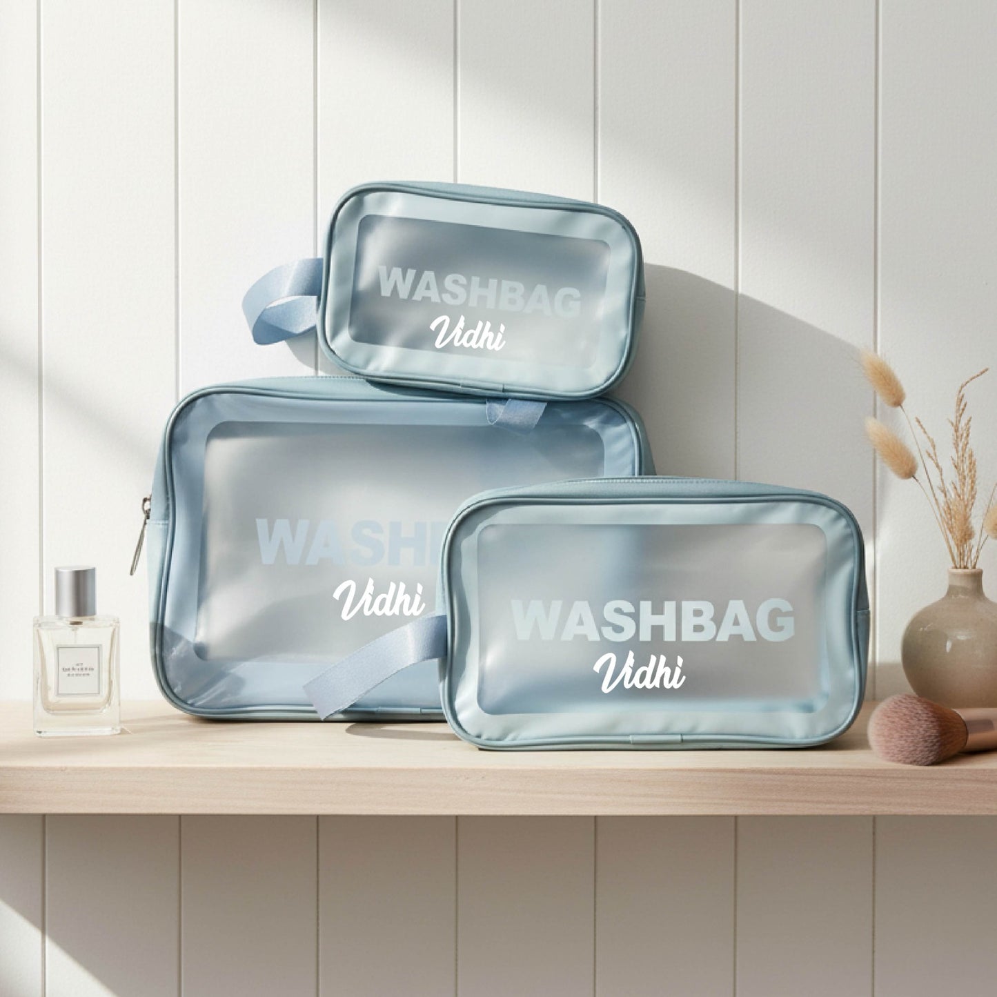 Personalized Hanging Travel Wash Bag