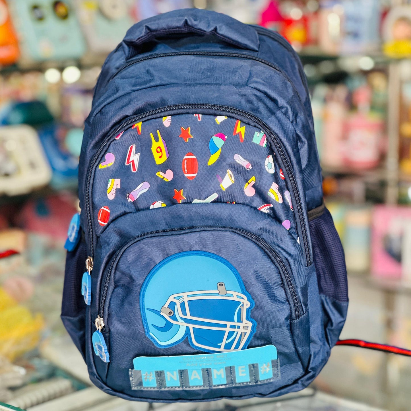 Premium 18-Inch 4-Zipper Heavy-Duty Backpack