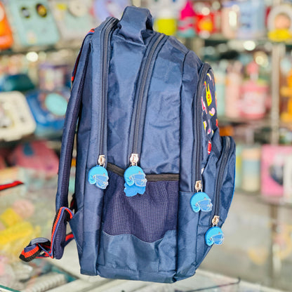 Premium 18-Inch 4-Zipper Heavy-Duty Backpack