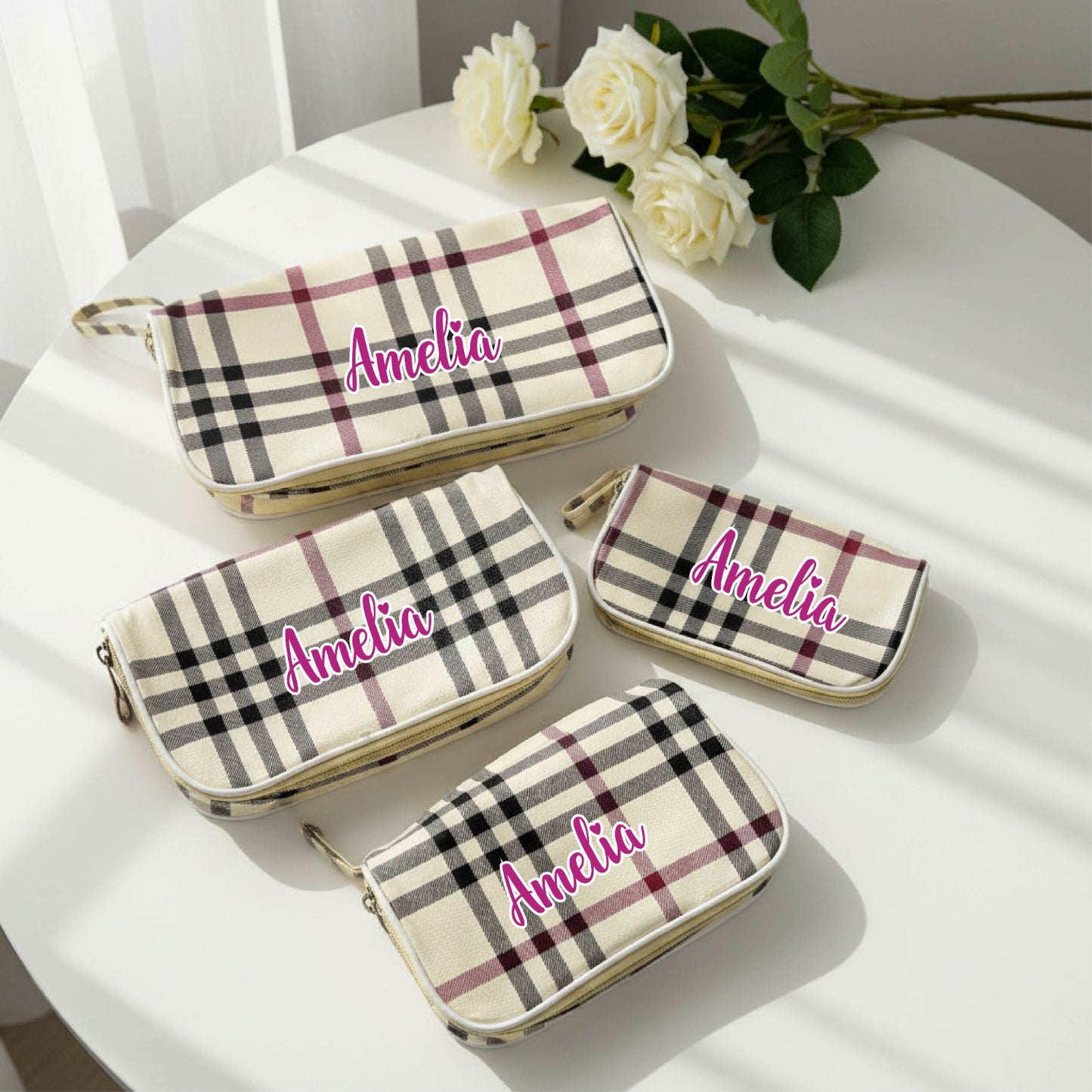 Transparent Travel Pouches Combo (Set of 4)