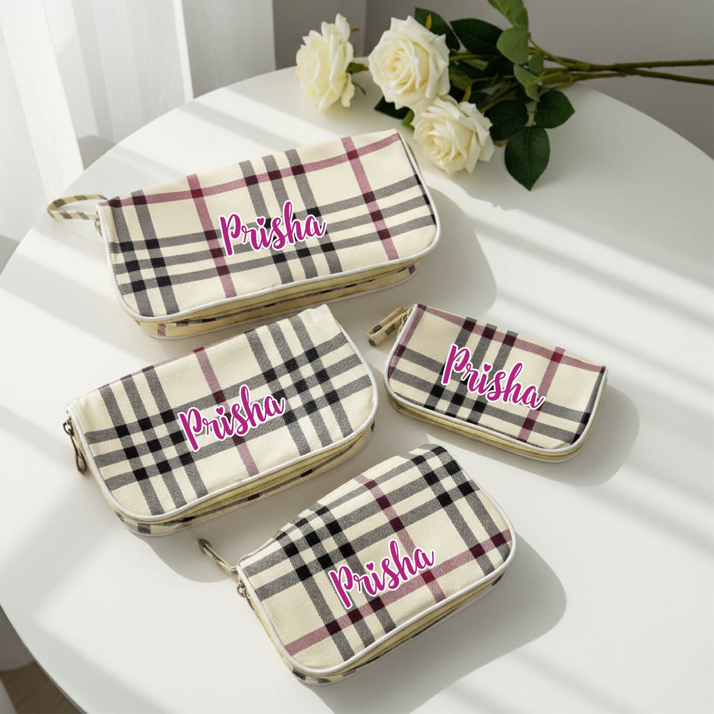 Transparent Travel Pouches Combo (Set of 4)