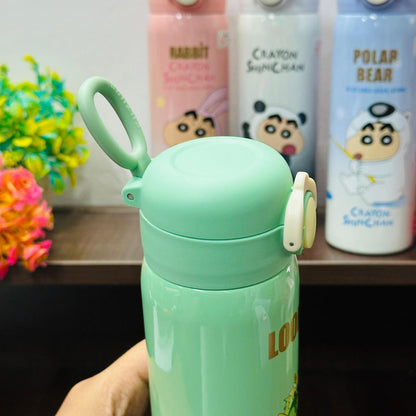 Premium 500ml Insulated Stainless Steel Shinchan Theme Bottle
