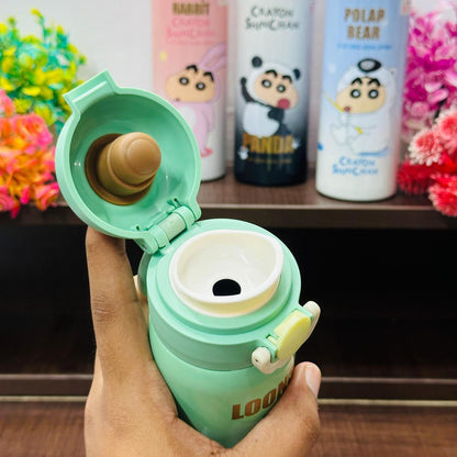 Premium 500ml Insulated Stainless Steel Shinchan Theme Bottle