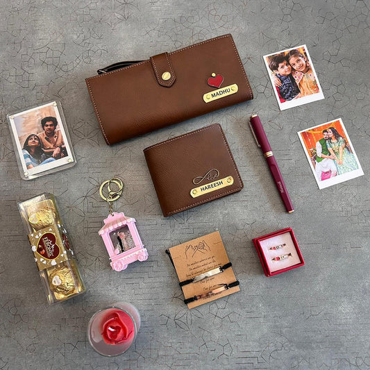 Personalized Couple's 10-in-1 Mega Gift Set
