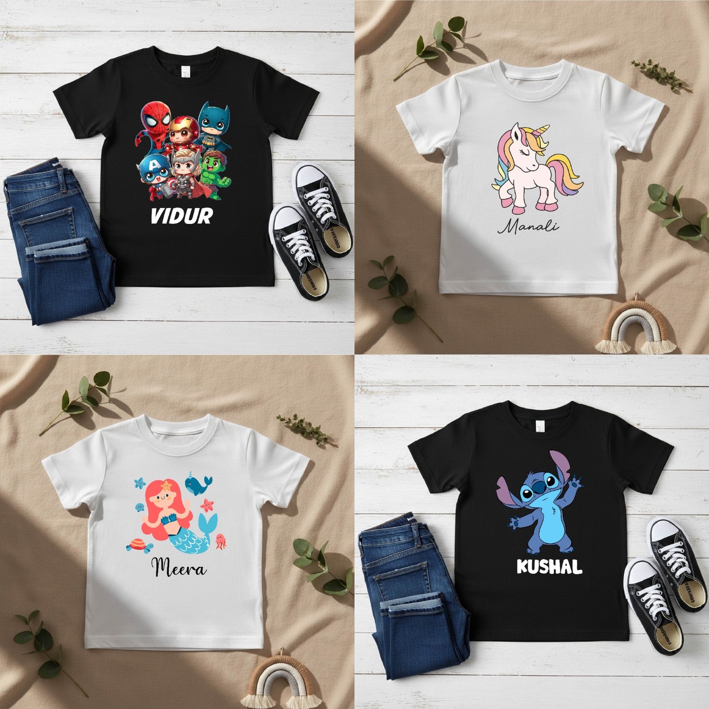 Personalized Kids Cotton T-Shirts
