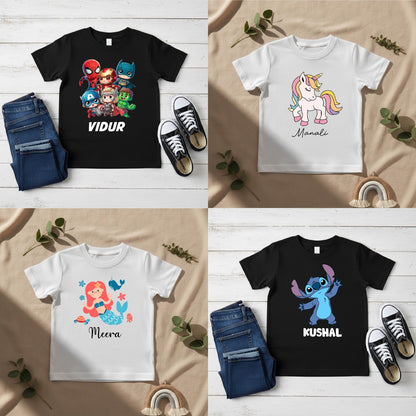 Personalized Kids Cotton T-Shirts
