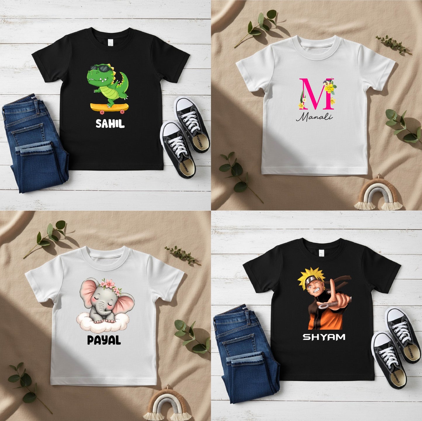 Personalized Kids Cotton T-Shirts
