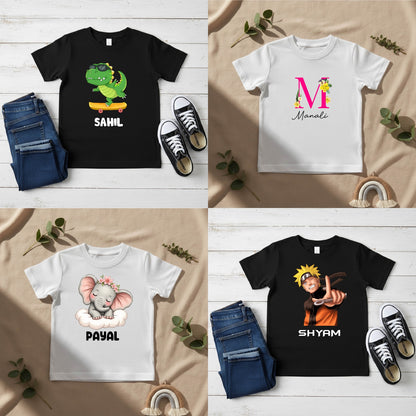 Personalized Kids Cotton T-Shirts