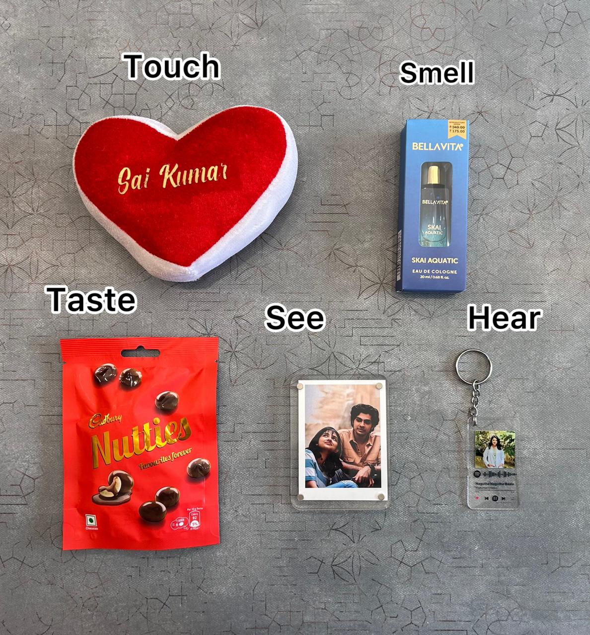 Personalized 5 Senses Gift Set