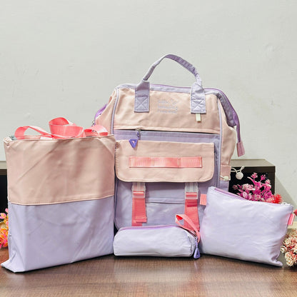 The Ultimate 4-in-1 Multi-Purpose Diaper Bag Combo Set