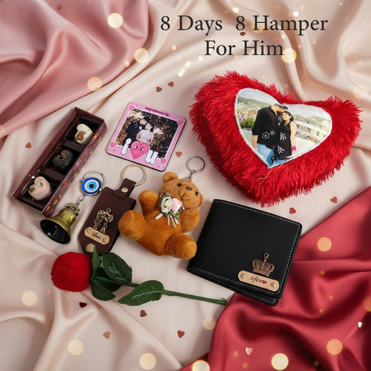 Personalized "Valentine Combo" 8-Day Gift Hamper