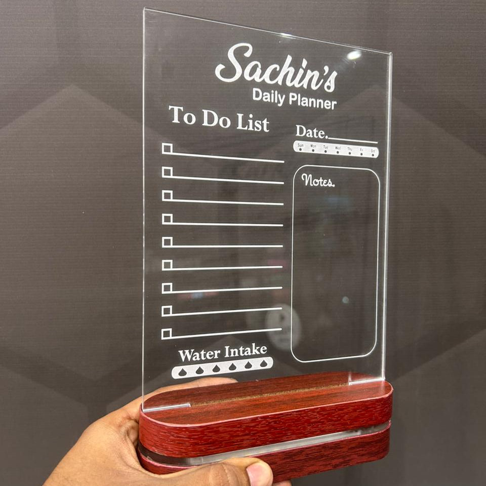 Personalized LED Weekly Planner