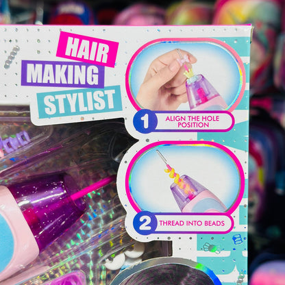 Premium DIY Kids Hair Beader & Styling Kit with Accessories