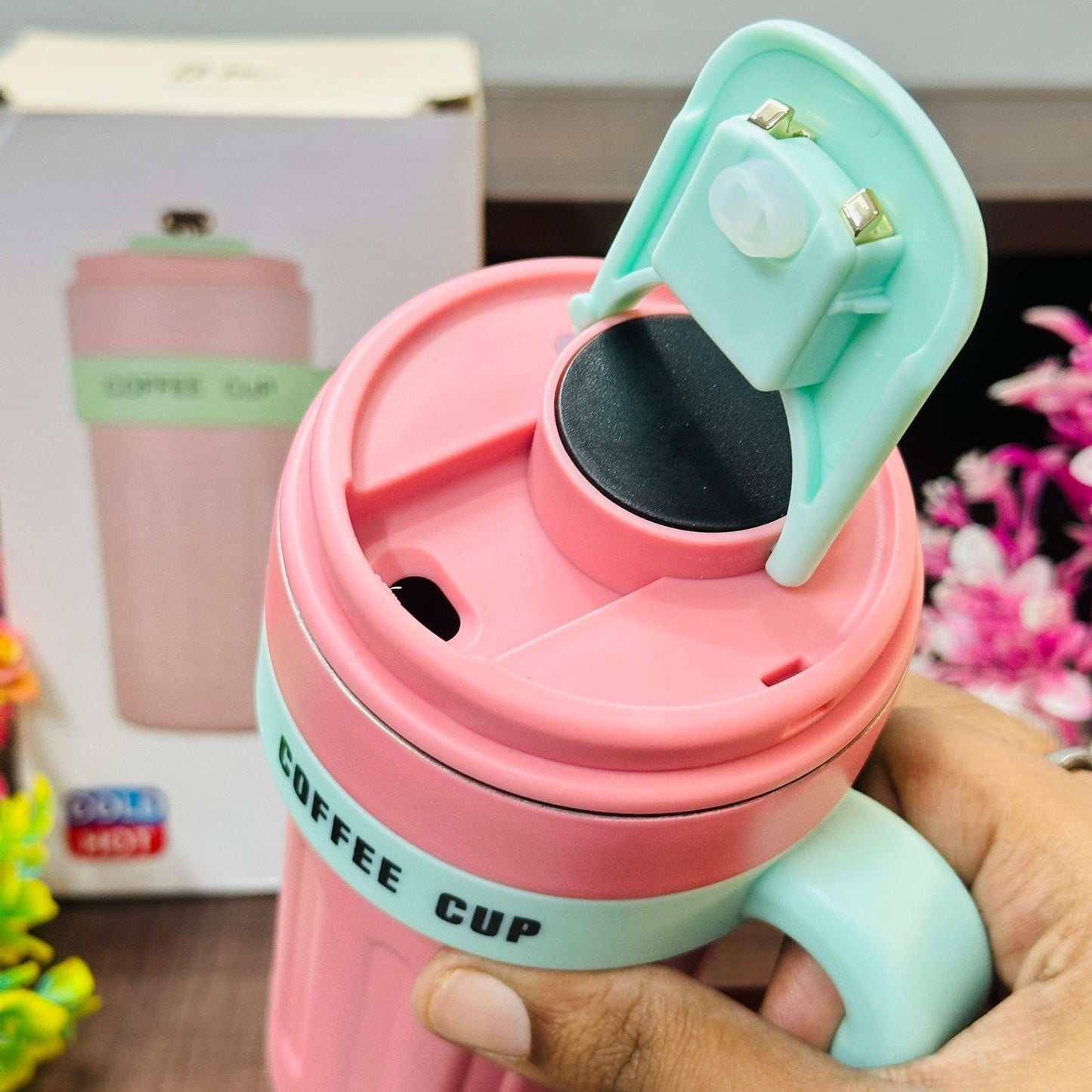 Premium Smart Insulated Stainless Steel Coffee Mug with Temperature Sensor