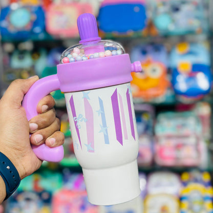 Premium 800ml Insulated Stainless Steel Bubble Top Sipper Tumbler