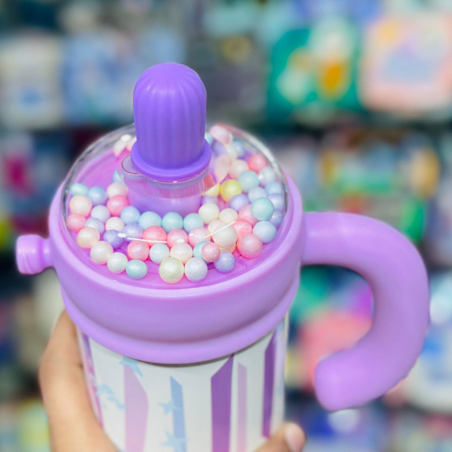 Premium 800ml Insulated Stainless Steel Bubble Top Sipper Tumbler