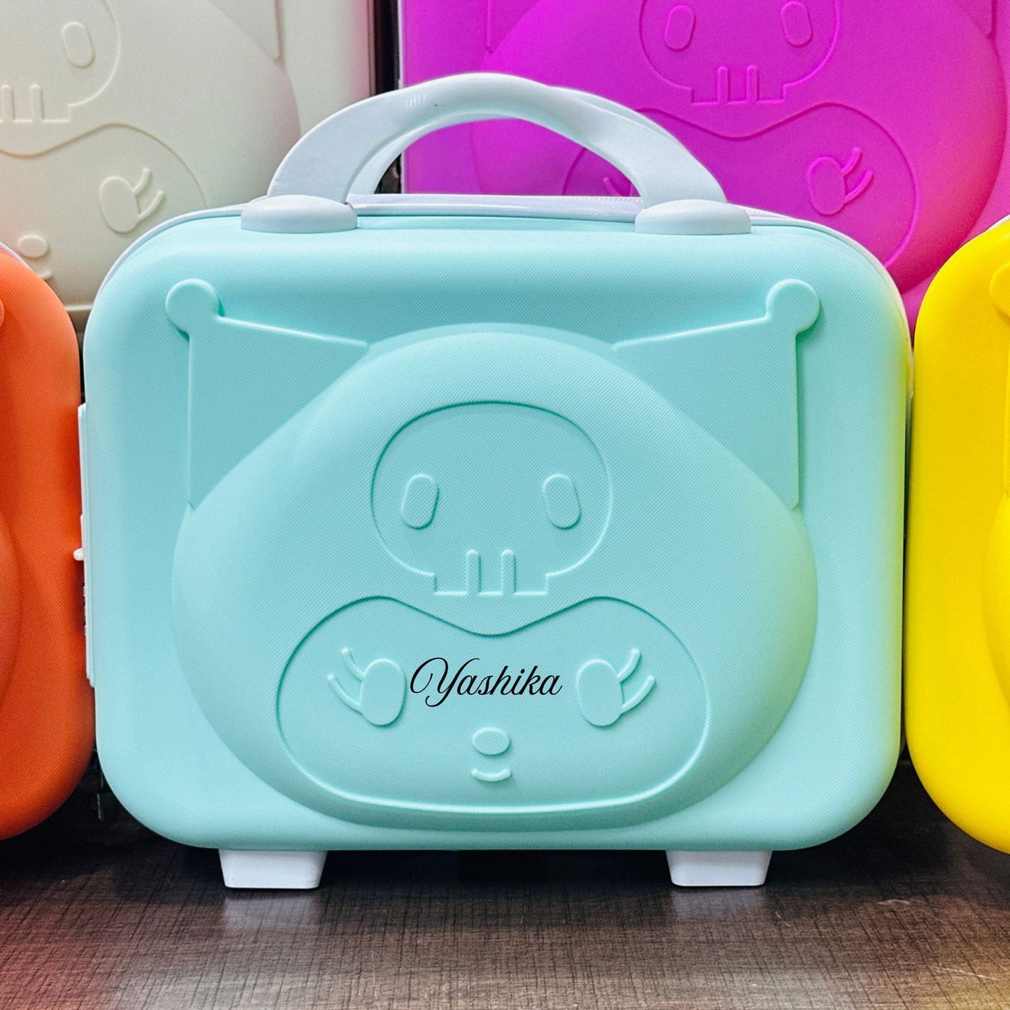 Premium Personalized Kuromi Theme Mini Luggage & Travel Bag