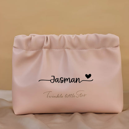 Personalized Waterproof Leather Cosmetic Bag