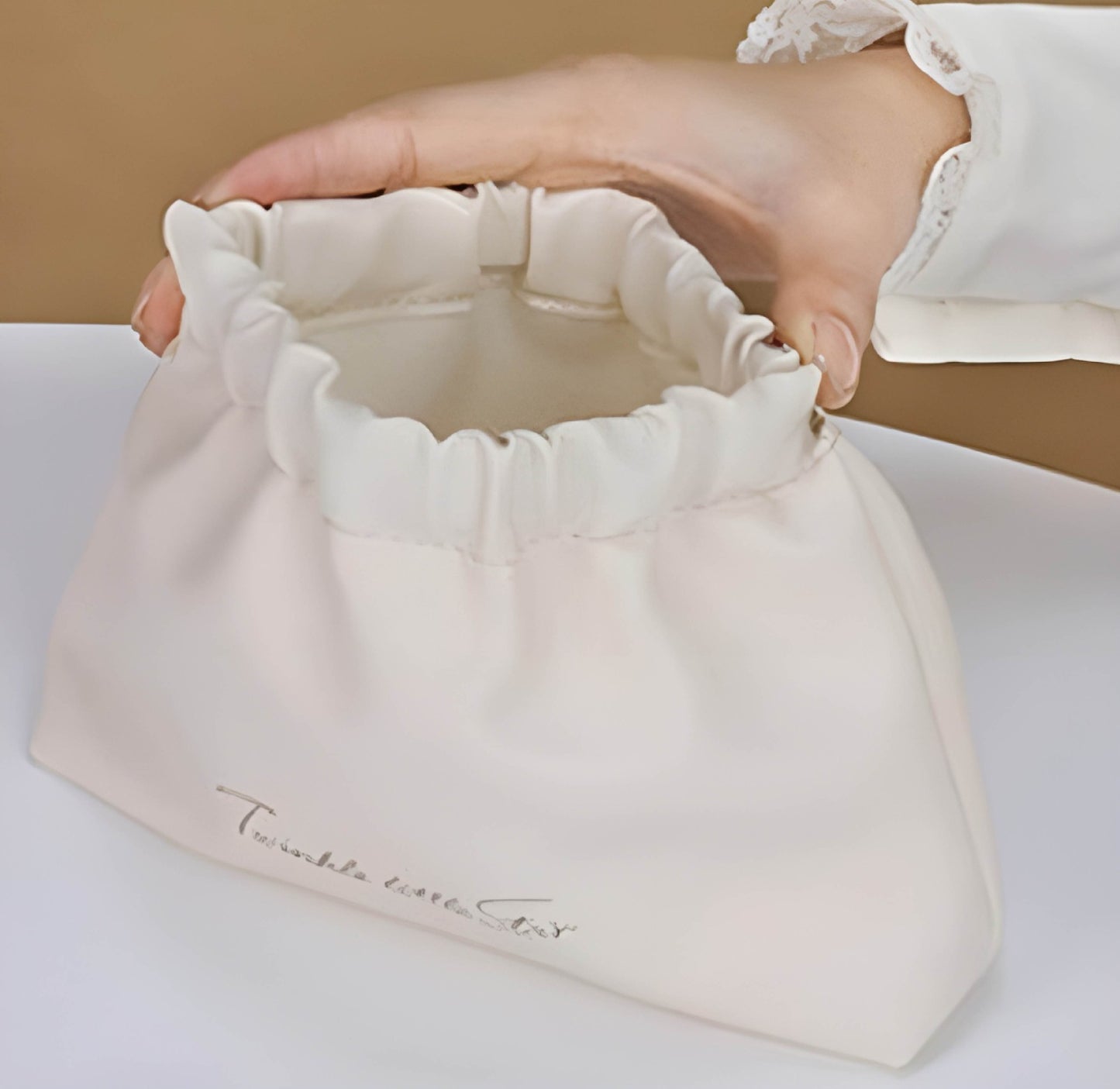 Personalized Waterproof Leather Cosmetic Bag