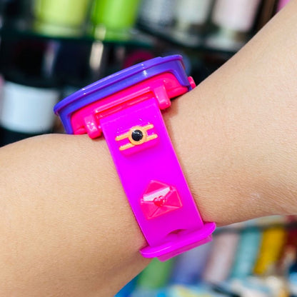 Premium DIY Custom Watch Set with Interchangeable Straps & Charms