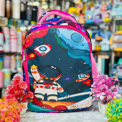 The Complete Student Essentials Hamper | 15-Inch 4-Zipper Backpack & 8-Piece School Set
