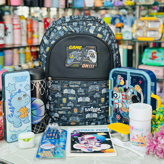 Ultimate Back-to-School Mega Hamper | 16-Inch Smiggle Backpack & 8-Piece Essentials Set