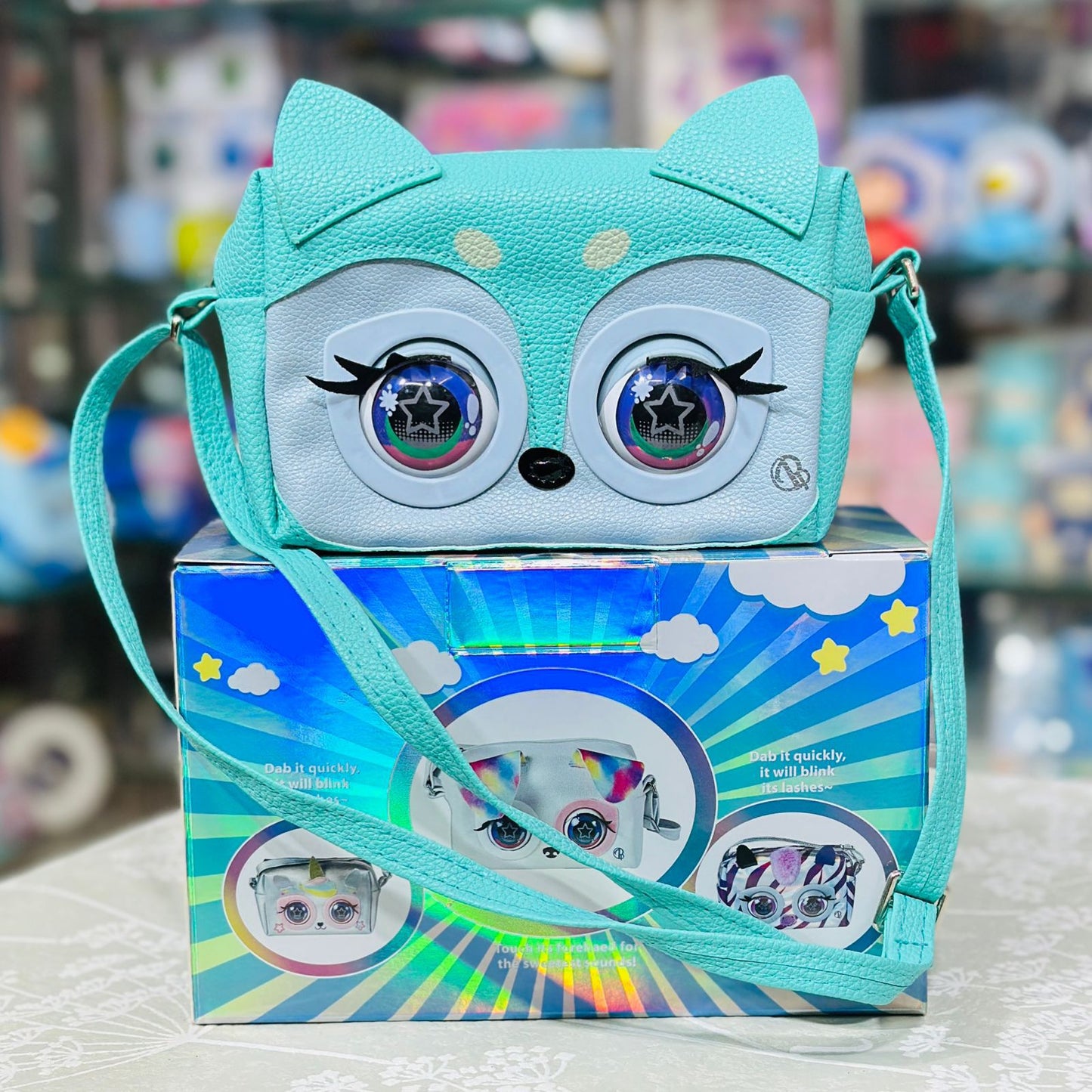 Premium Interactive Eye-Blinking Sling Bag
