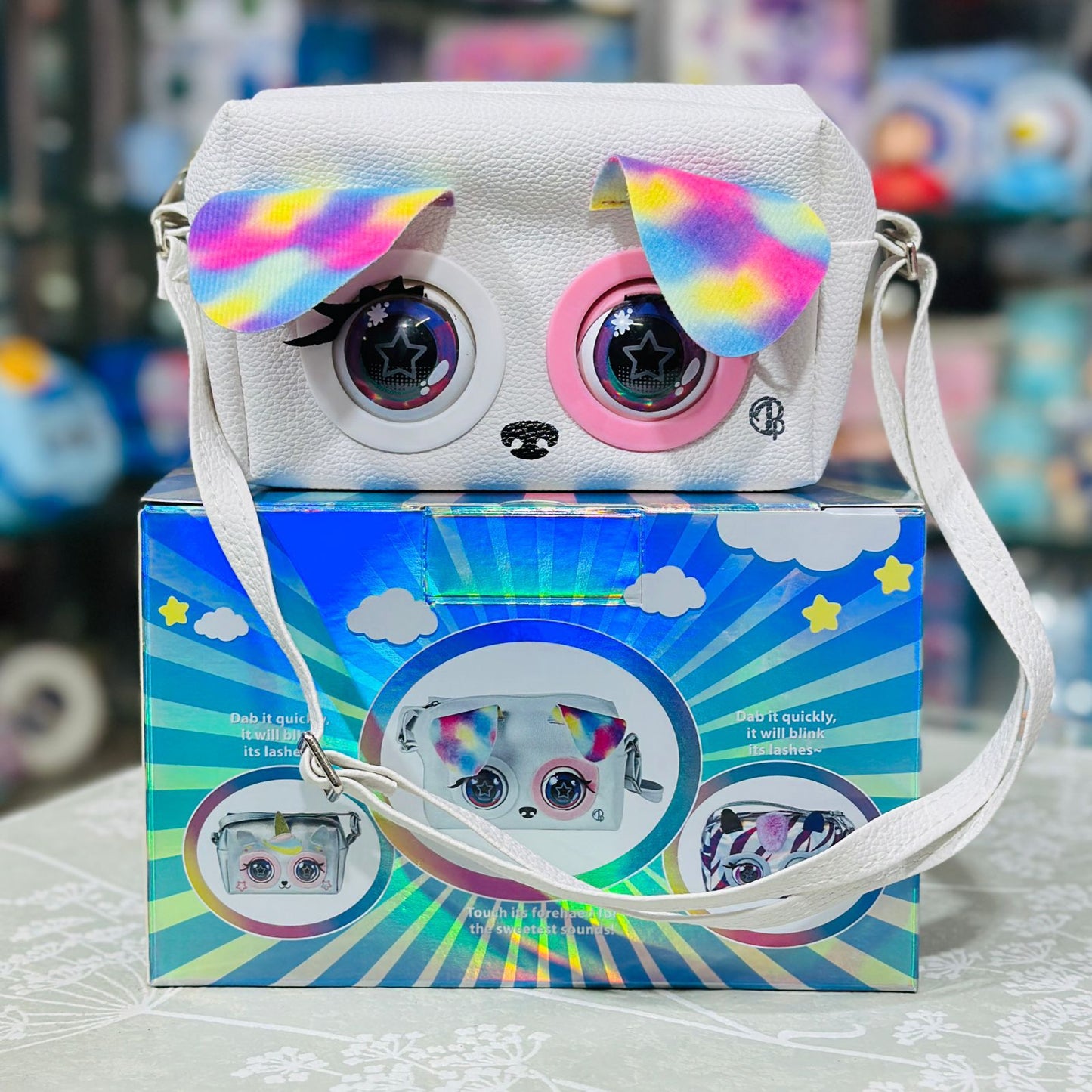 Premium Interactive Eye-Blinking Sling Bag