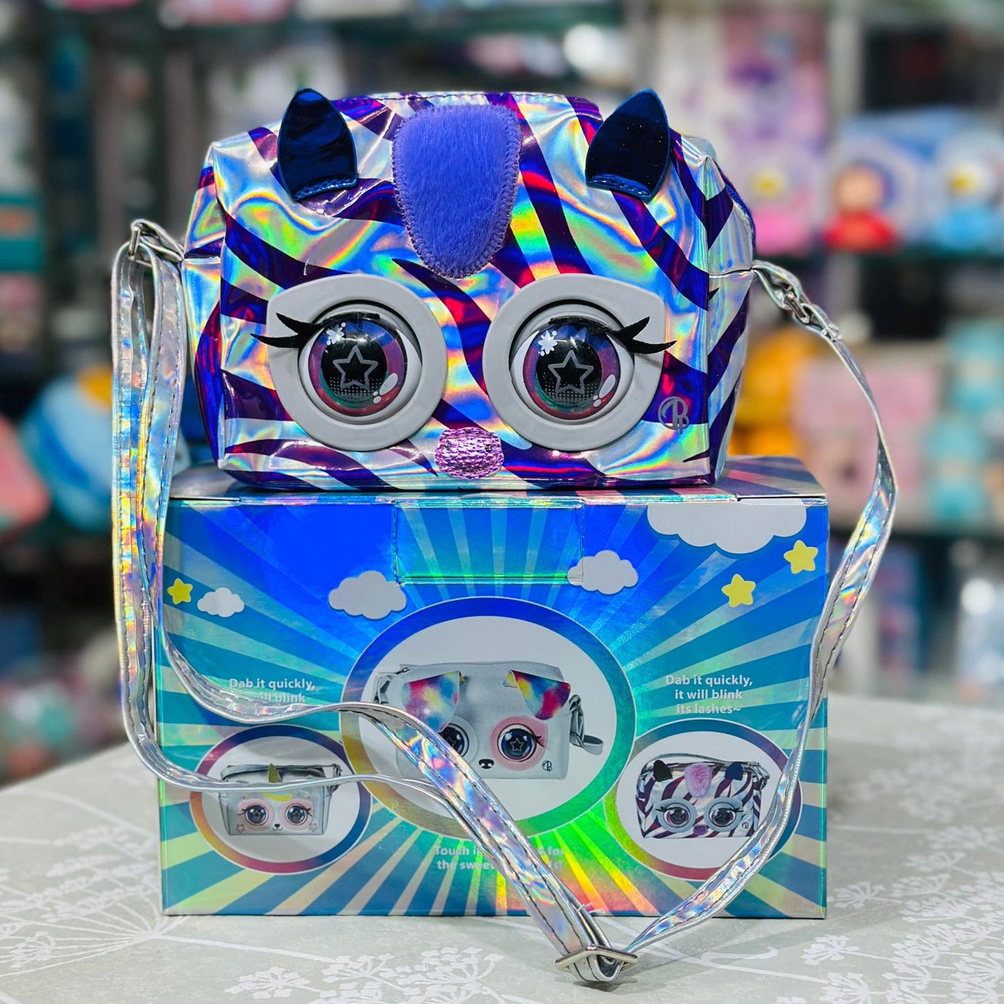 Premium Interactive Eye-Blinking Sling Bag
