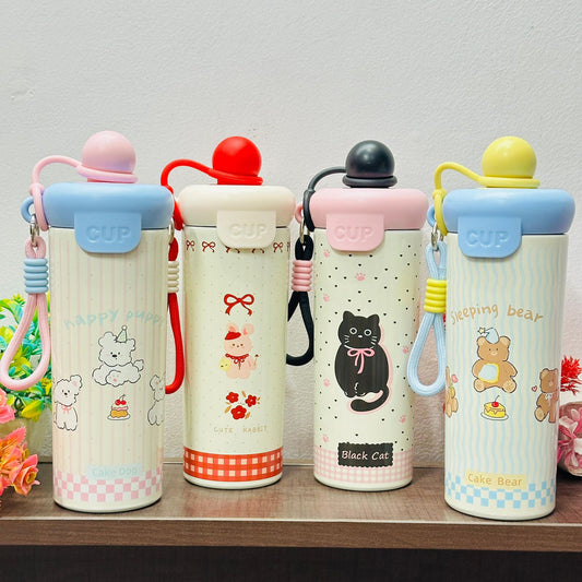 Premium 600ml SUS-304 Insulated Ice Cream Tumbler with Keychain