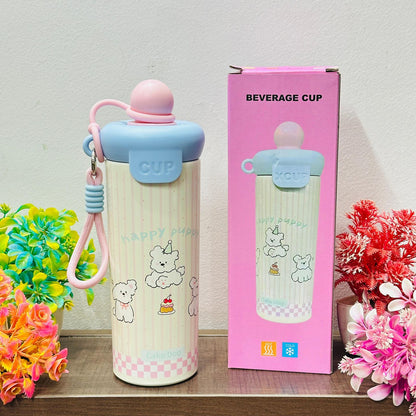 Premium 600ml SUS-304 Insulated Ice Cream Tumbler with Keychain