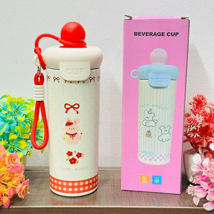 Premium 600ml SUS-304 Insulated Ice Cream Tumbler with Keychain