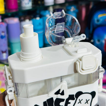 Premium 500ml Dual-Section Sipper Bottle