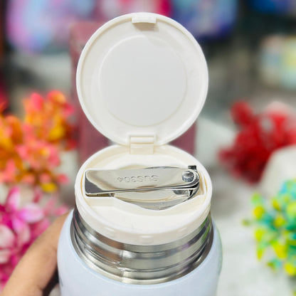 Premium 560ml Insulated Stainless Steel Kids Food Jar with Spoon