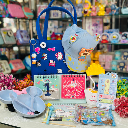 The "Ultimate Aesthetic" Deluxe Croc Bag Hamper | 9-Piece Lifestyle & Stationery Set