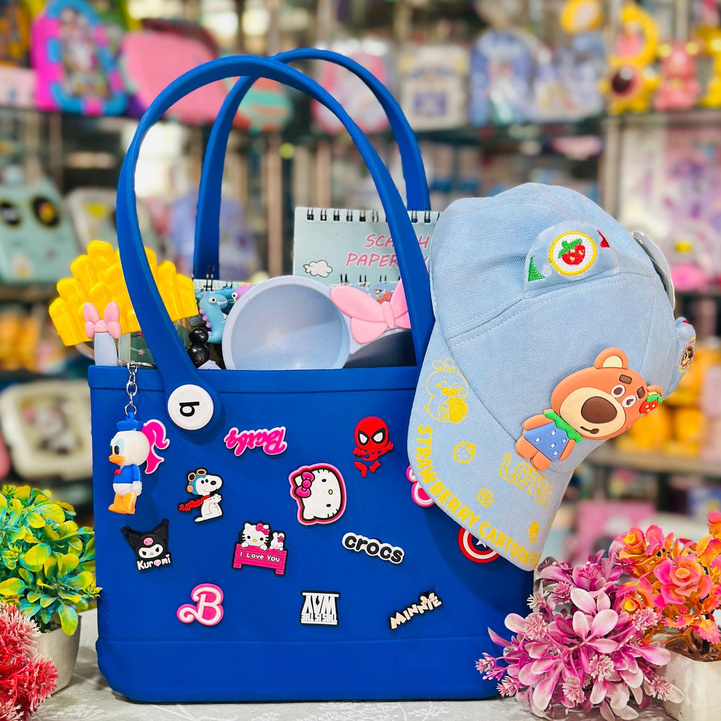 The "Ultimate Aesthetic" Deluxe Croc Bag Hamper | 9-Piece Lifestyle & Stationery Set