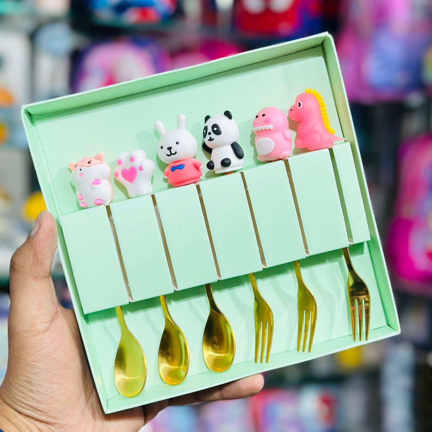 Premium 6-Piece Stainless Steel Kids Cutlery Gift Set