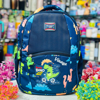 16-Inch Premium 4-Zipper Multi-Theme Backpack | Waterproof & Orthopedic Support