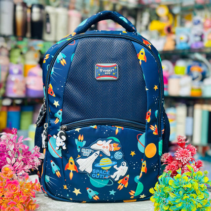 16-Inch Premium 4-Zipper Multi-Theme Backpack | Waterproof & Orthopedic Support