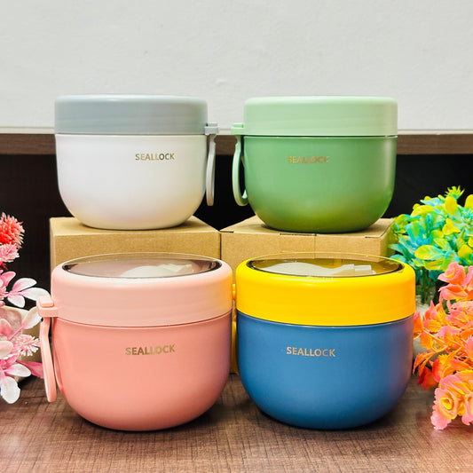 Premium 600ml Insulated Stainless Steel Snack & Soup Bowl