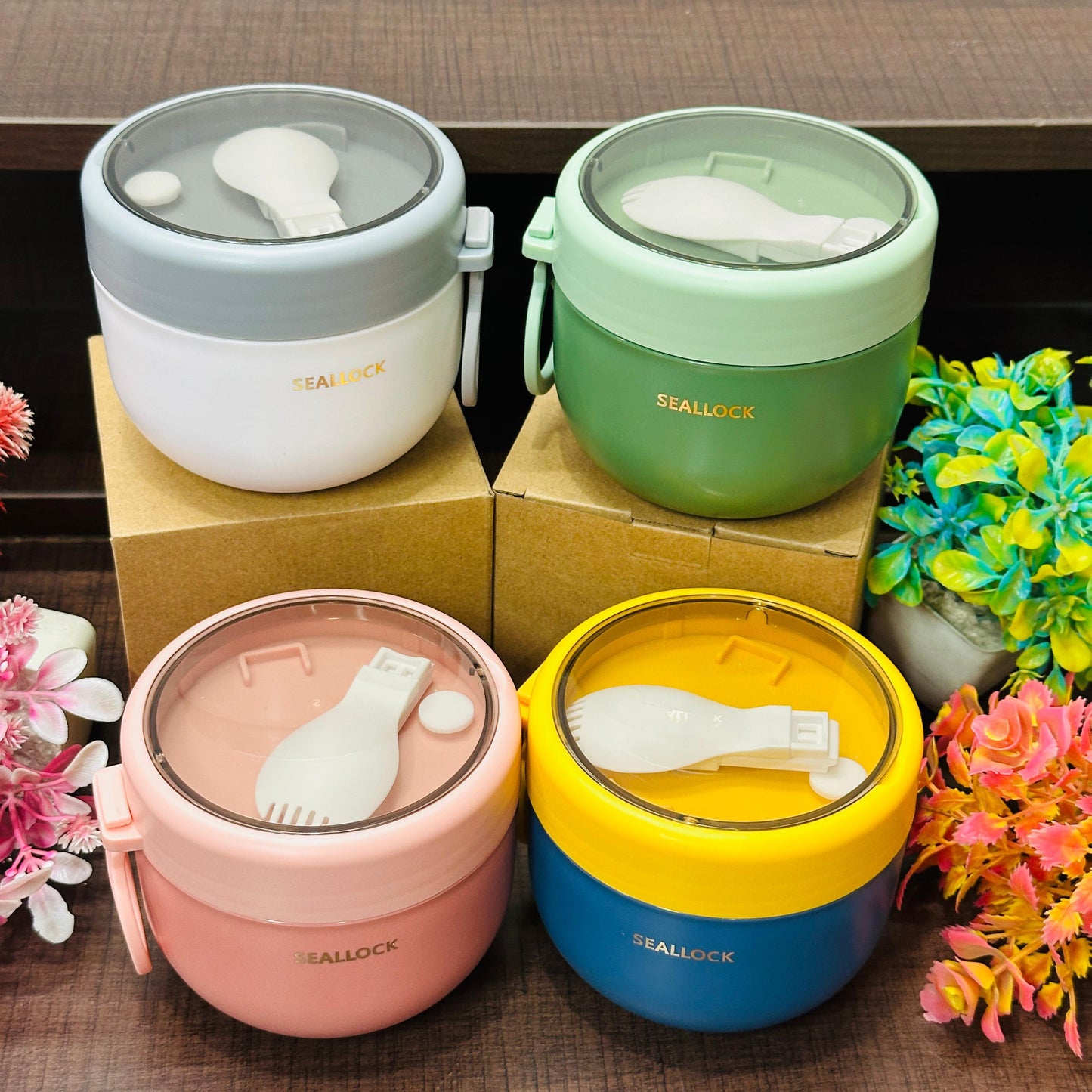 Premium 600ml Insulated Stainless Steel Snack & Soup Bowl